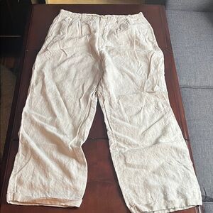 Eddie Bauer women’s linen pants size 16
